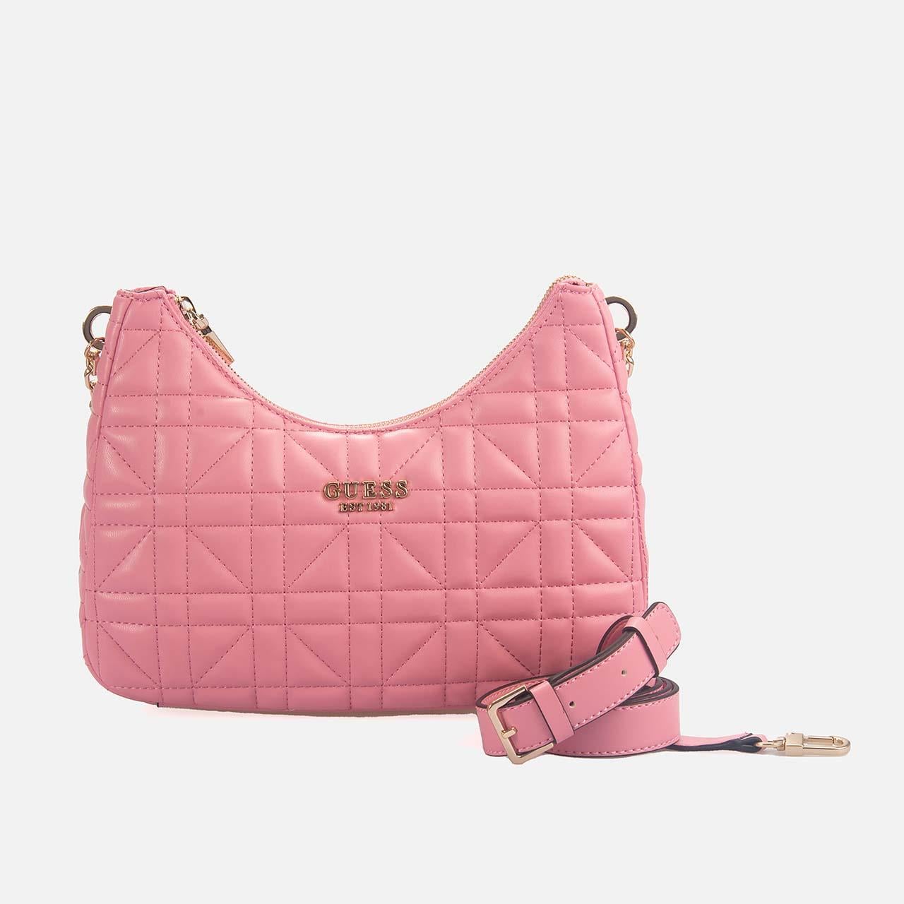 Guess Kadın Vegan Pembe Omuz Çantası 