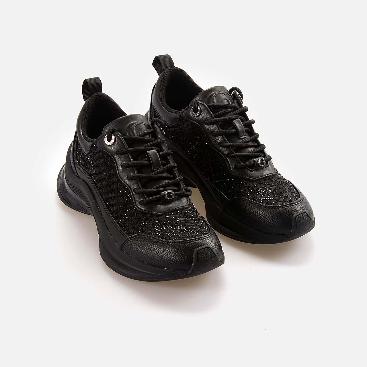 Guess Kadın Vegan Siyah Spor & Sneaker Ayakkabı