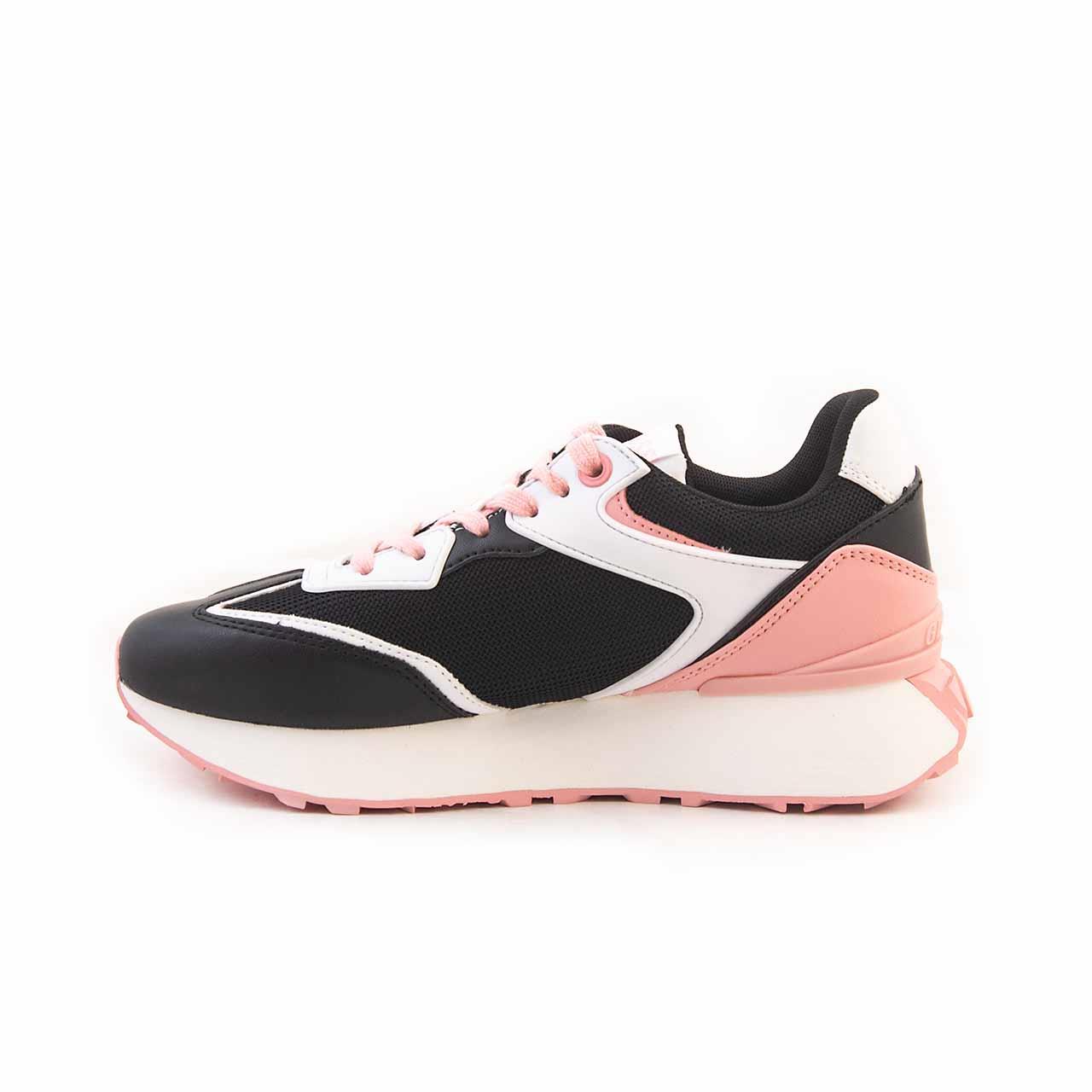 Guess Kadın Vegan Siyah-Pembe Spor & Sneaker Ayakkabı