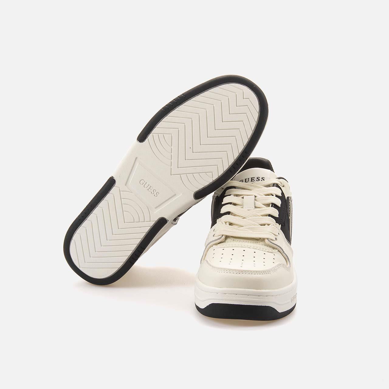 Guess Kadın Vegan Beyaz-Siyah Spor & Sneaker Ayakkabı