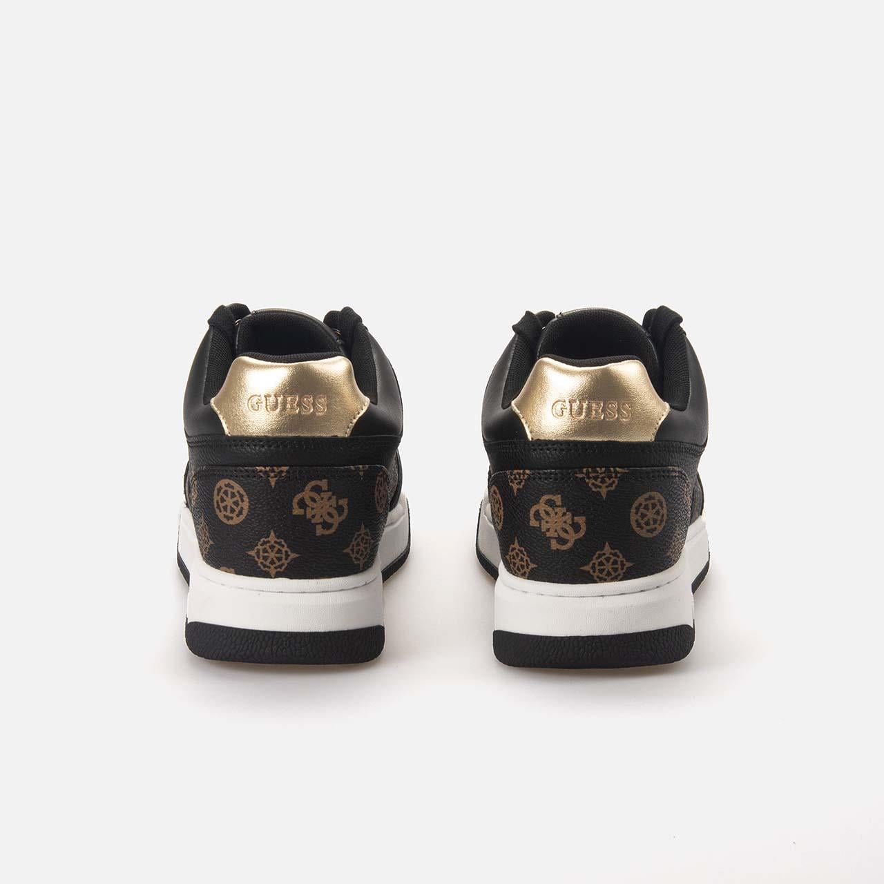 Guess Kadın Vegan Siyah-Kahverengi Spor & Sneaker Ayakkabı