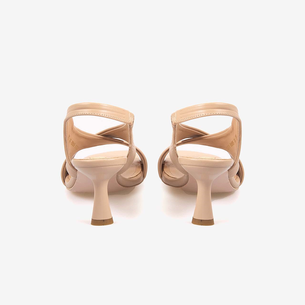Hawen Angels Kadın Kösele Taban Bantlı 7,5cm Kısa Topuklu Sandalet 6895-04-V1