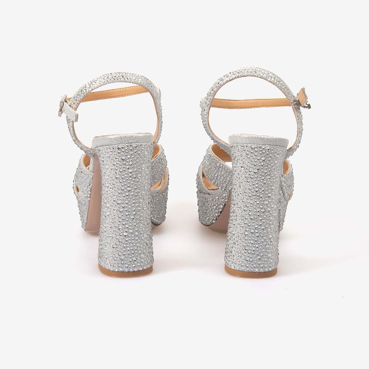 Hawen Angels Kadın Saten 12,5 cm Platform Topuklu Taşlı Gece & Abiye Ayakkabı 380-75