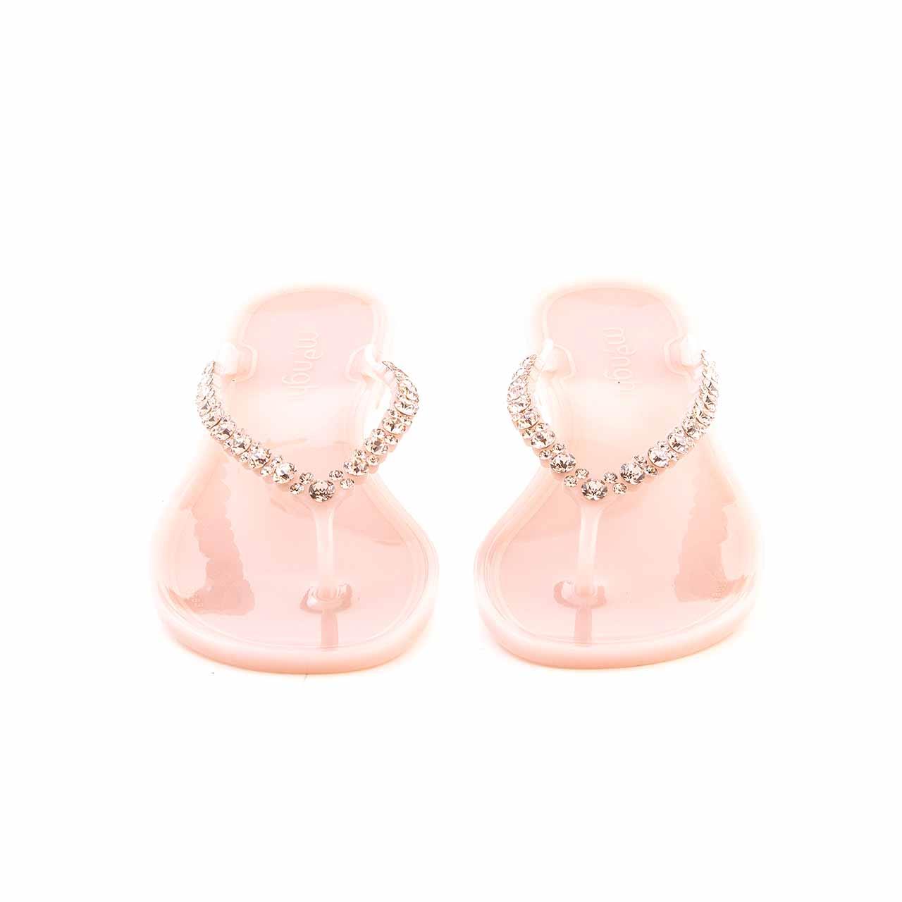 Menghi Kadın Pvc Pvc Taban Pembe Terlik Terlik