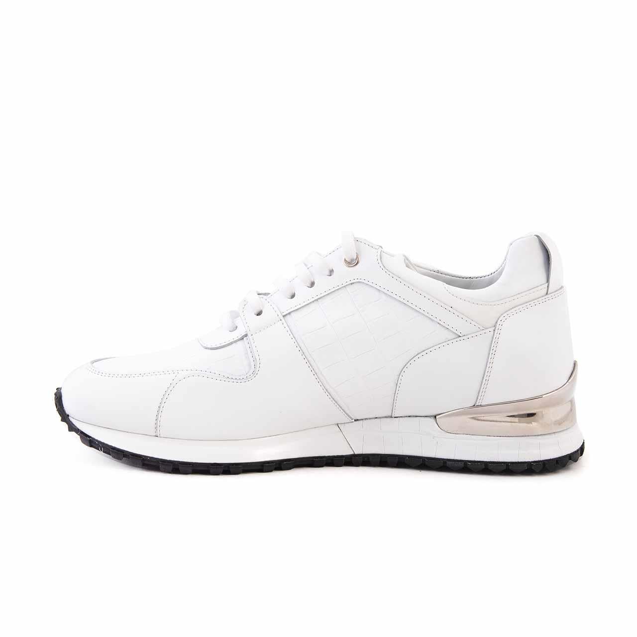 Mocassini Erkek Hakiki Deri Kauçuk Taban Beyaz Spor & Sneaker Ayakkabı