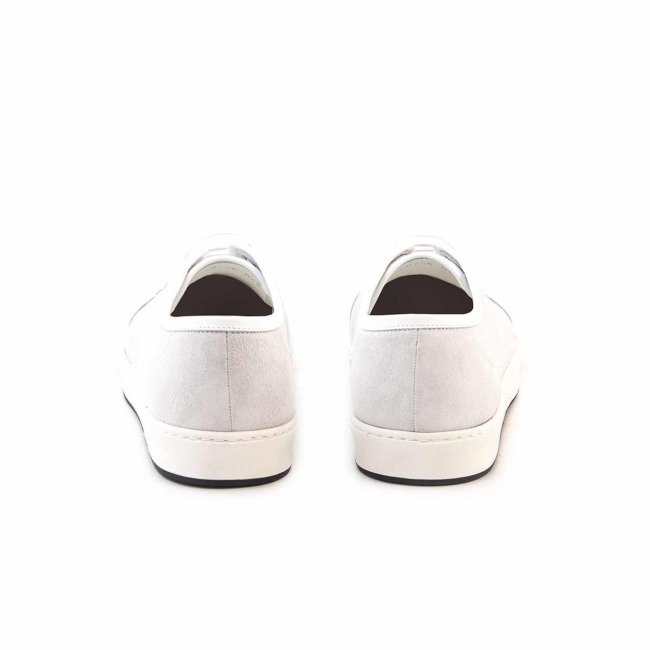 Mocassini Erkek Hakiki Deri Kauçuk Taban Beyaz Süet Spor & Sneaker Ayakkabı