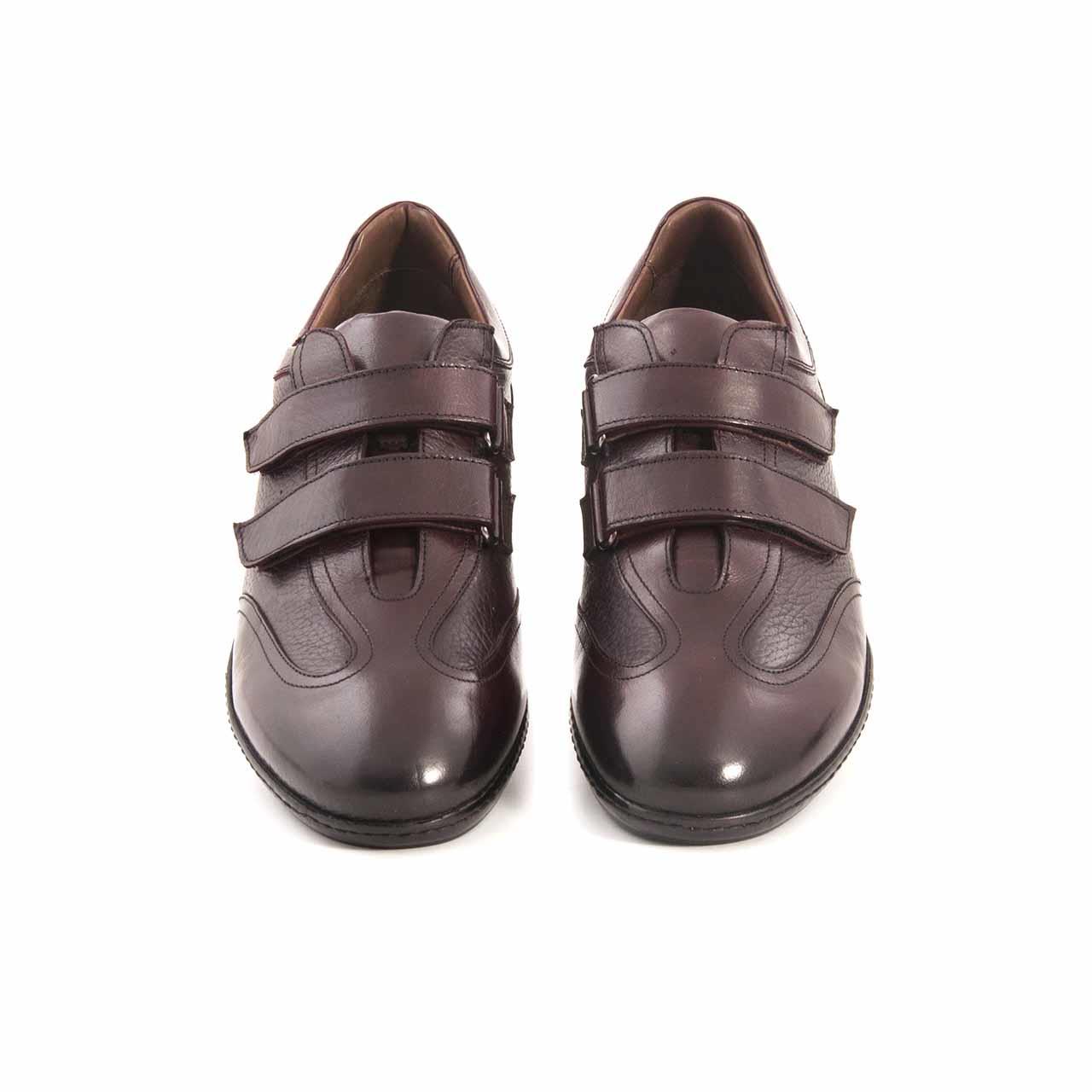 Mocassini Erkek Hakiki Deri Kauçuk Taban Bordo Spor & Sneaker Ayakkabı