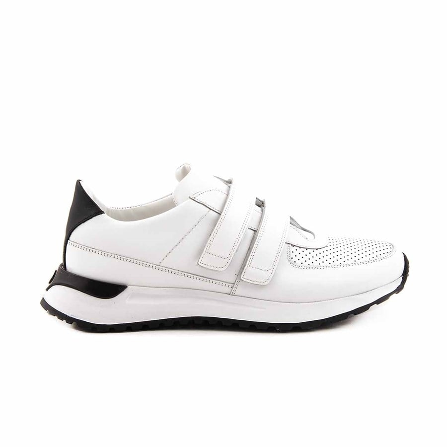 Mocassini Erkek Hakiki Deri Eva Taban Beyaz Spor & Sneaker Ayakkabı