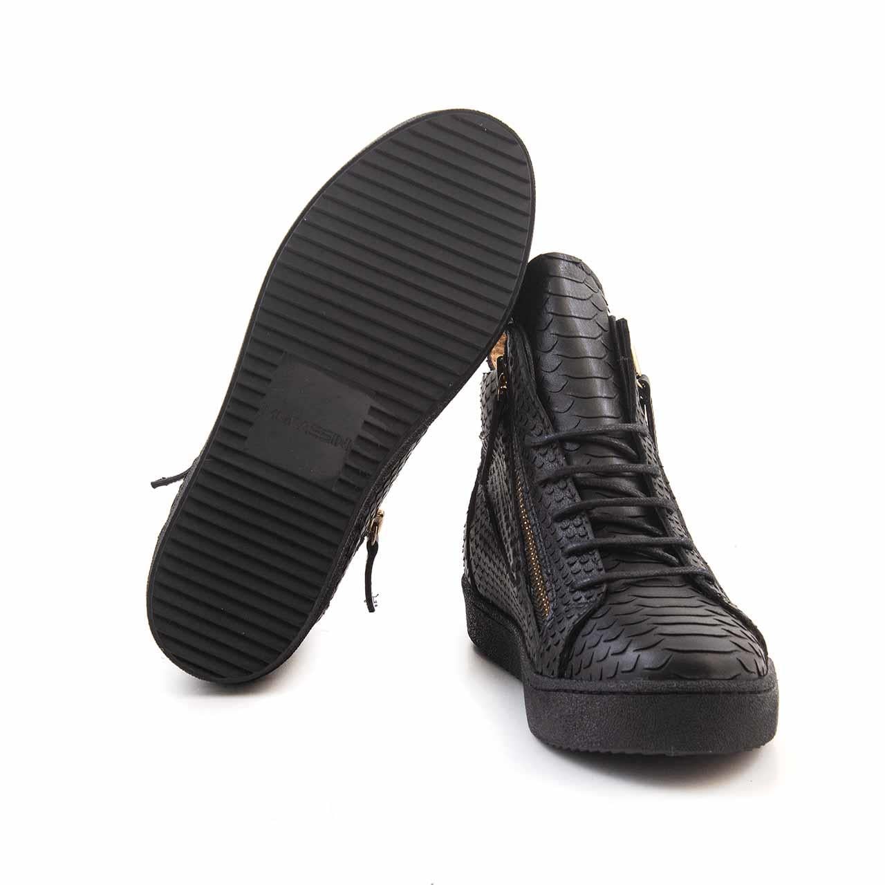 Mocassini Erkek Hakiki Deri Kauçuk Taban Siyah Bot 