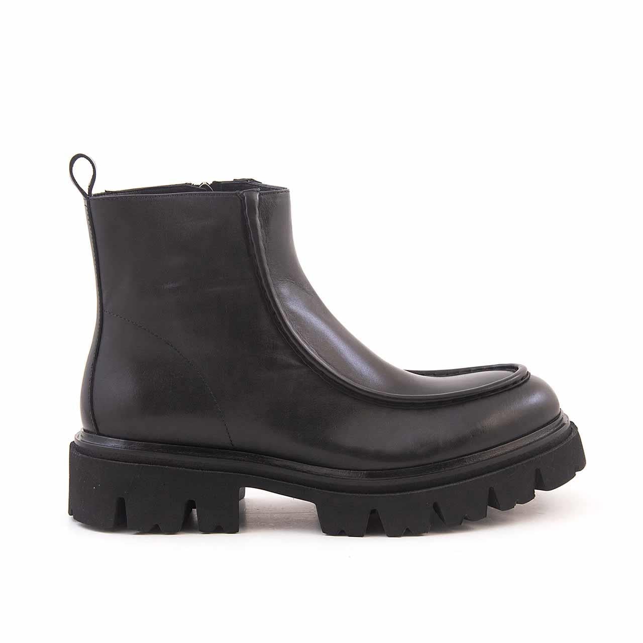 Mocassini Erkek Hakiki Deri Eva Taban Siyah Bot 