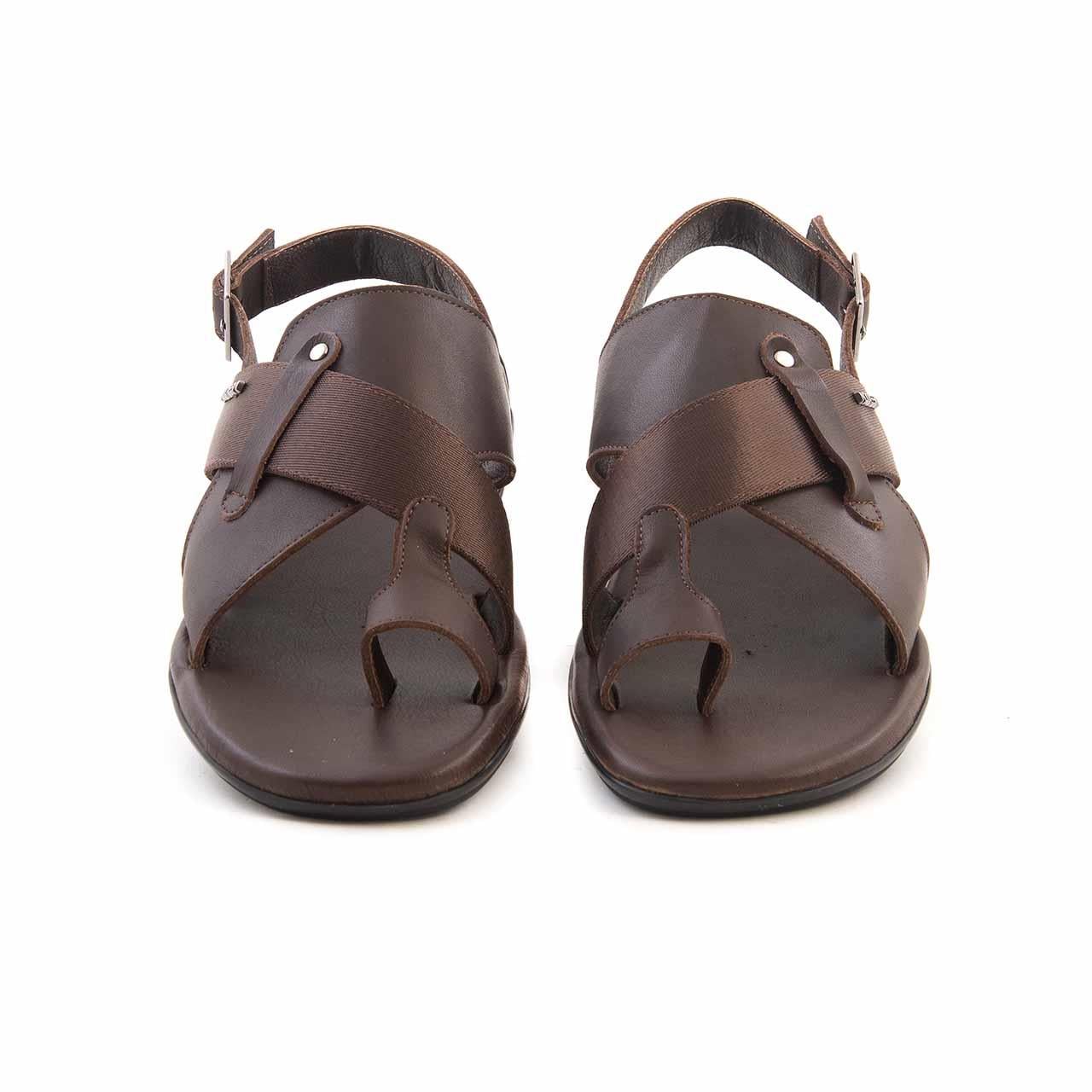 Mocassini Erkek Hakiki Deri Kahverengi Sandalet Ayakkabı