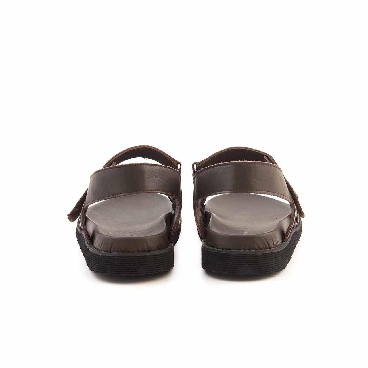 Mocassini Erkek Hakiki Deri Kahverengi Sandalet Ayakkabı