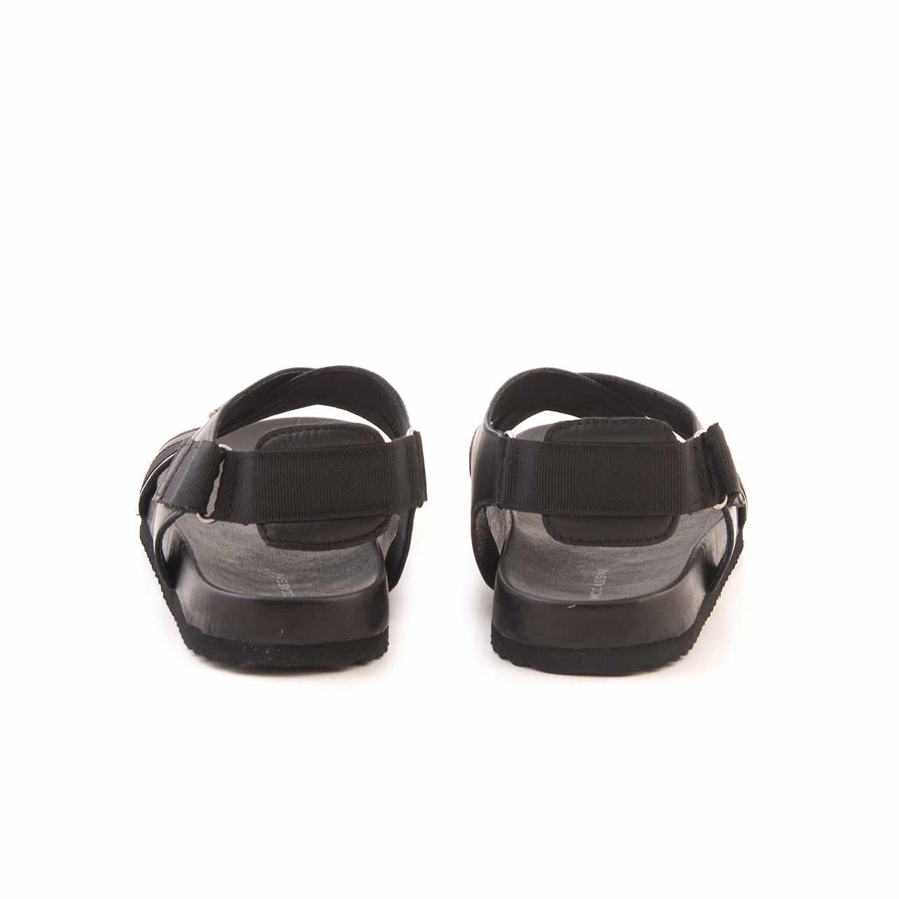 Mocassini Erkek Hakiki Deri Siyah Sandalet Ayakkabı