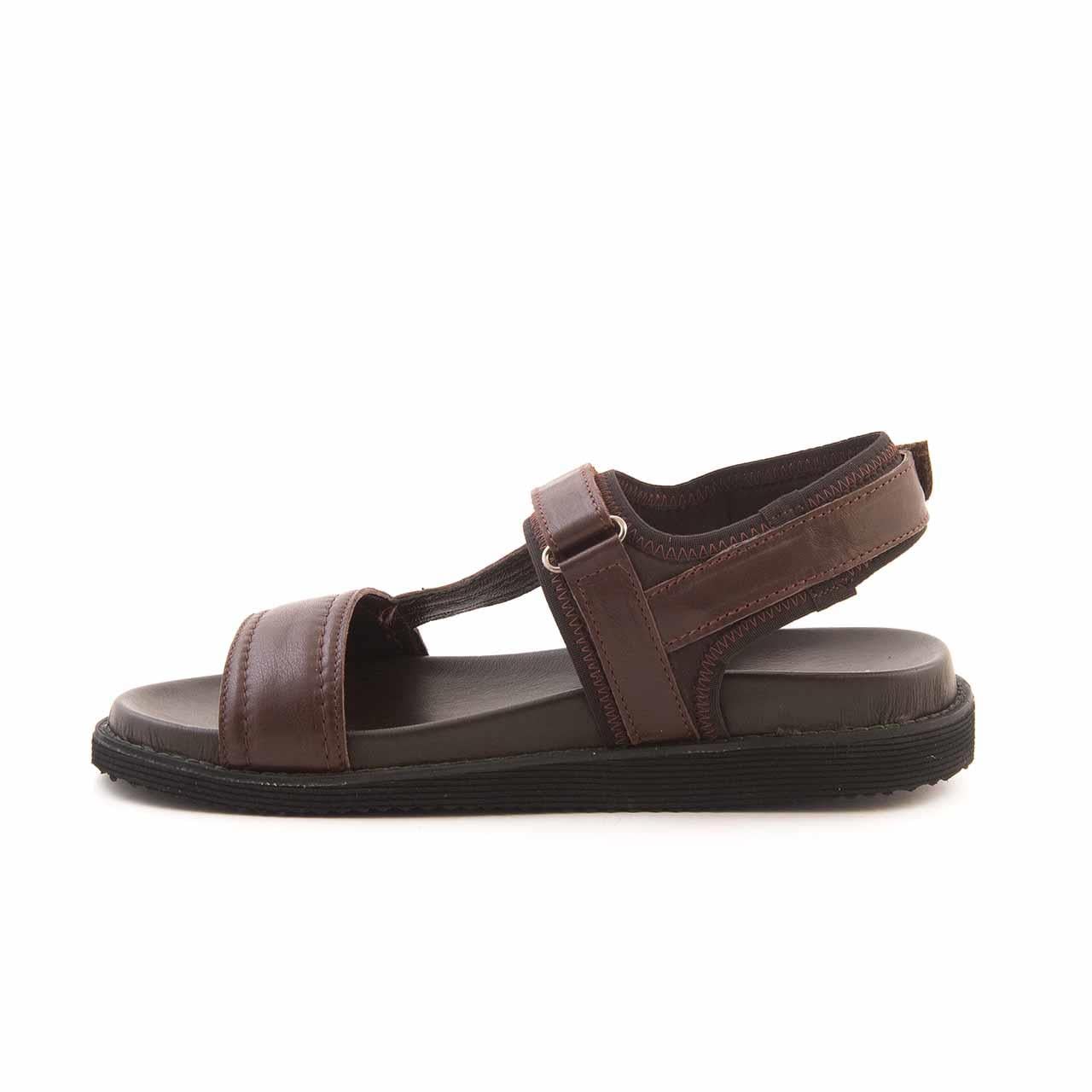 Mocassini Erkek Hakiki Deri Kahverengi Sandalet Ayakkabı