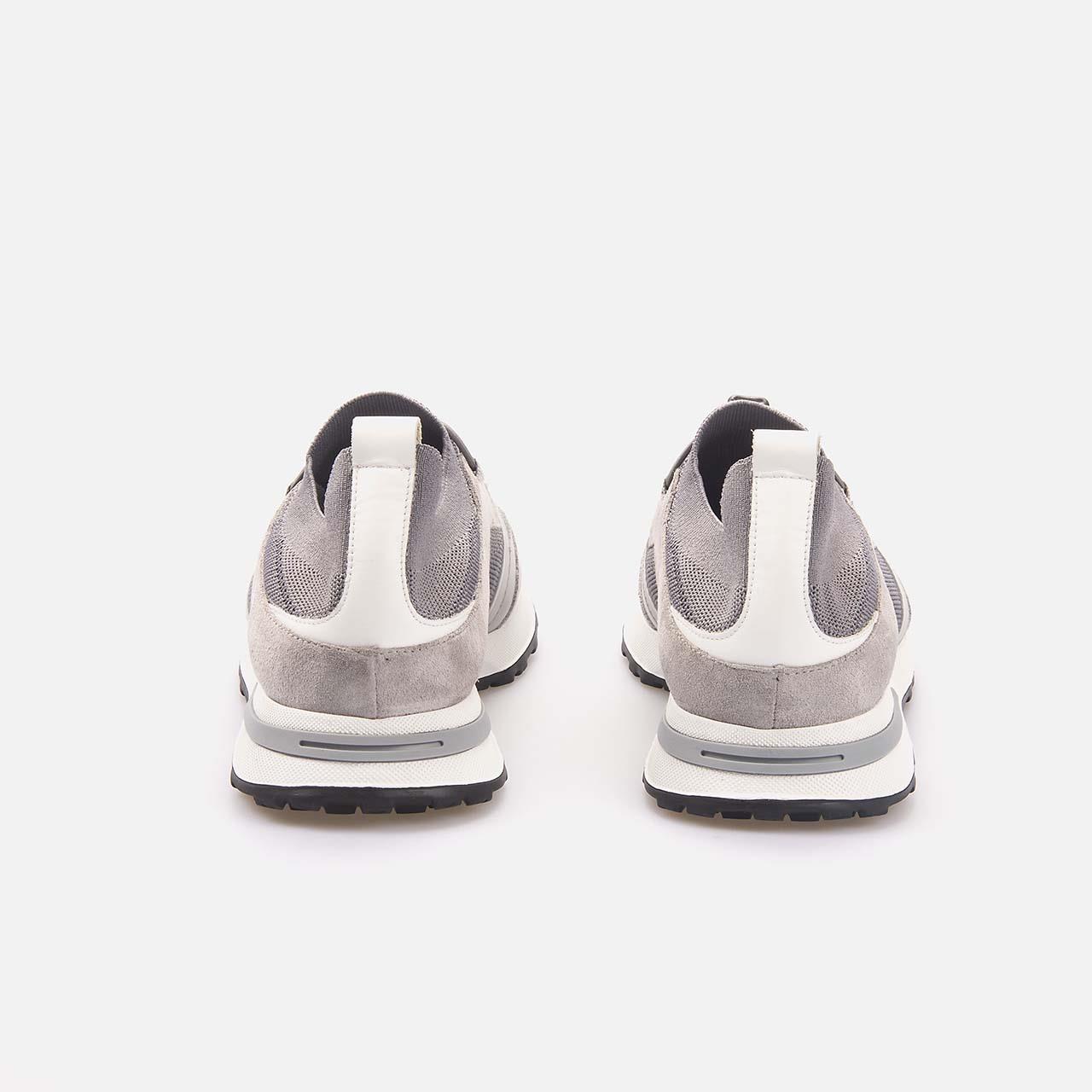 Mocassini Erkek Hakiki Deri Gri Spor & Sneaker Ayakkabı