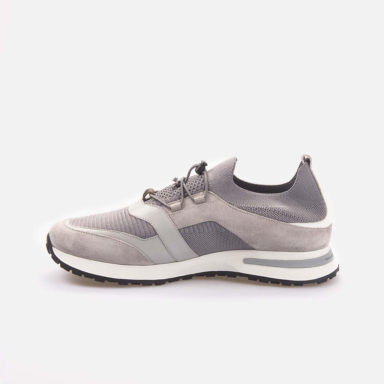 Mocassini Erkek Hakiki Deri Gri Spor & Sneaker Ayakkabı