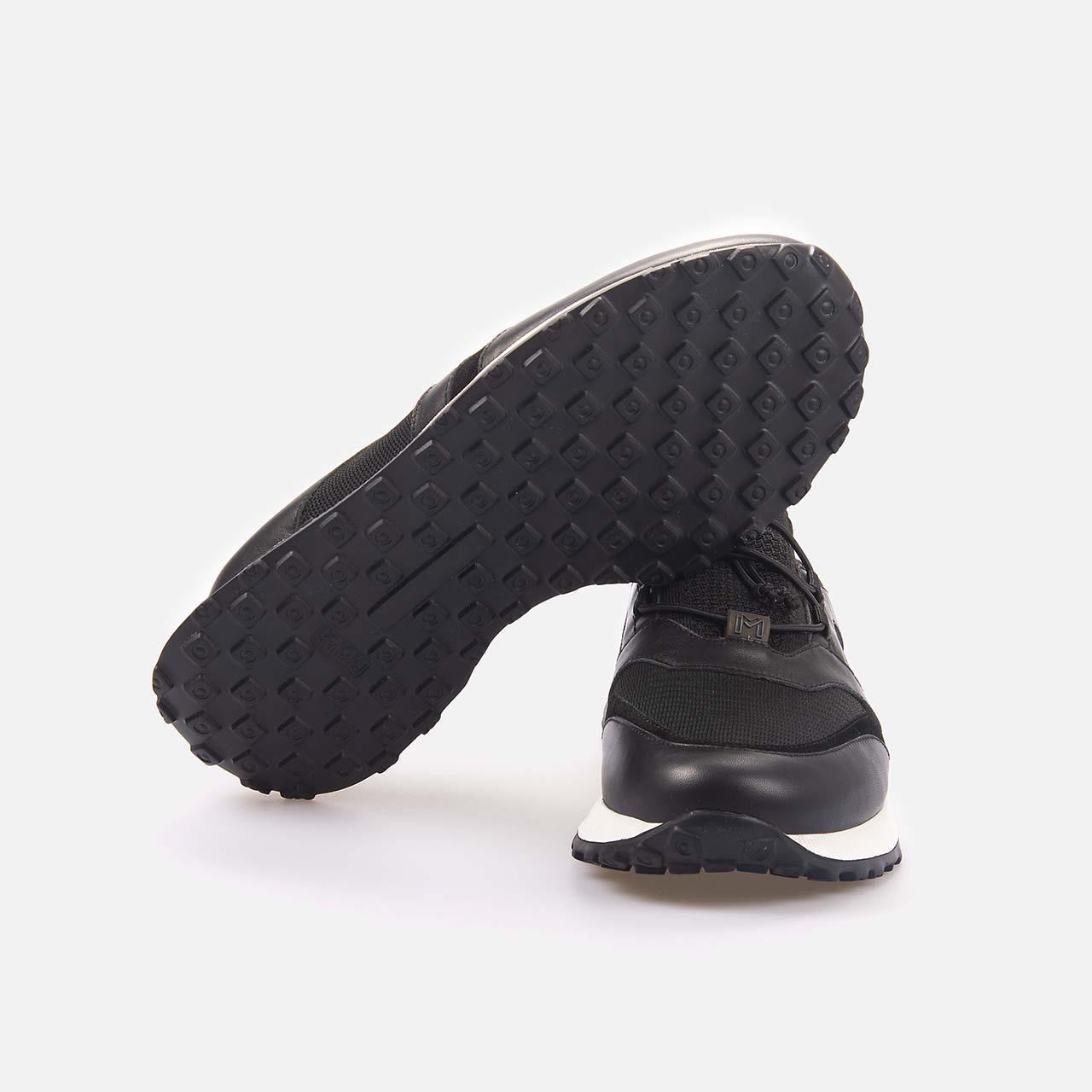 Mocassini Erkek Hakiki Deri Siyah Spor & Sneaker Ayakkabı