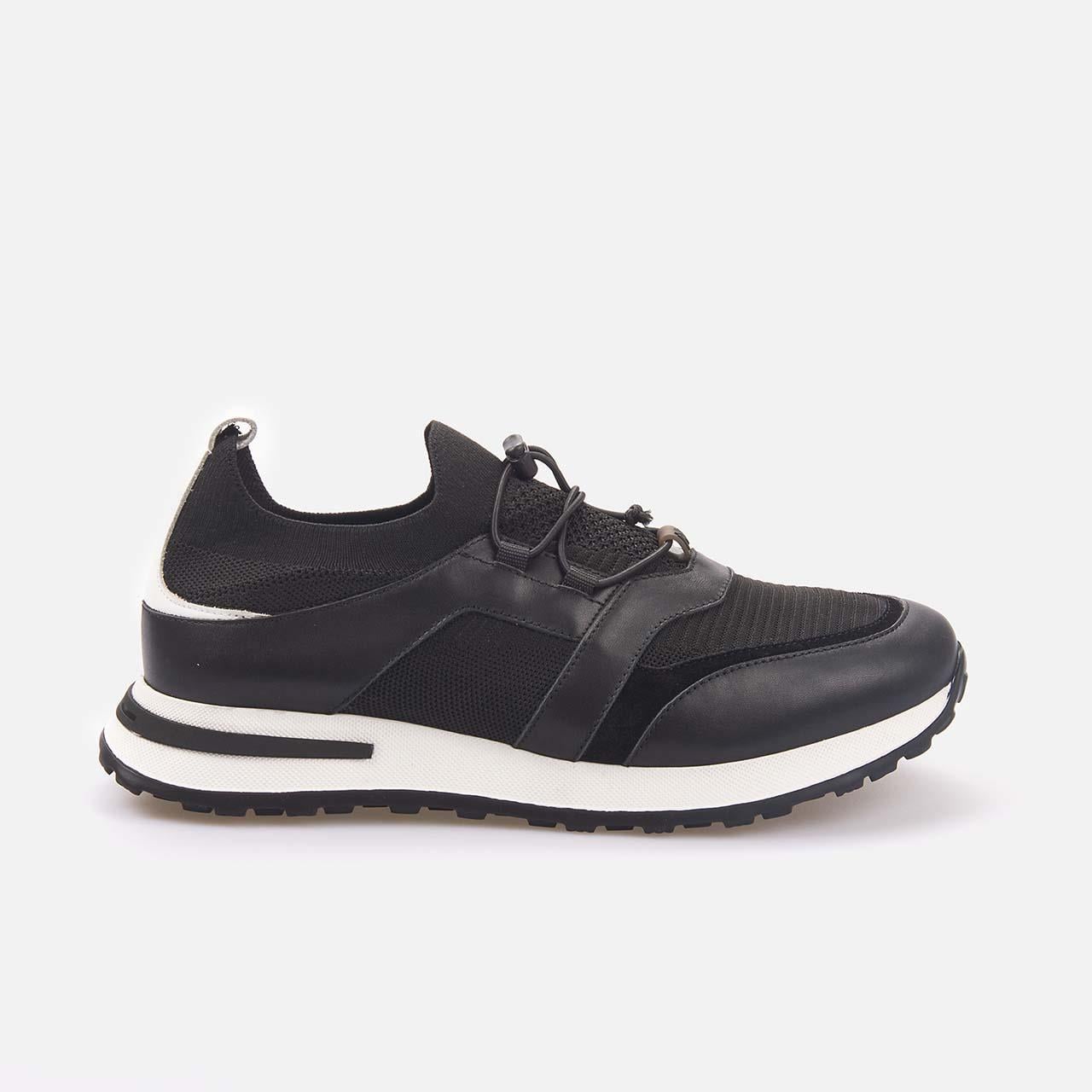 Mocassini Erkek Hakiki Deri Siyah Spor & Sneaker Ayakkabı