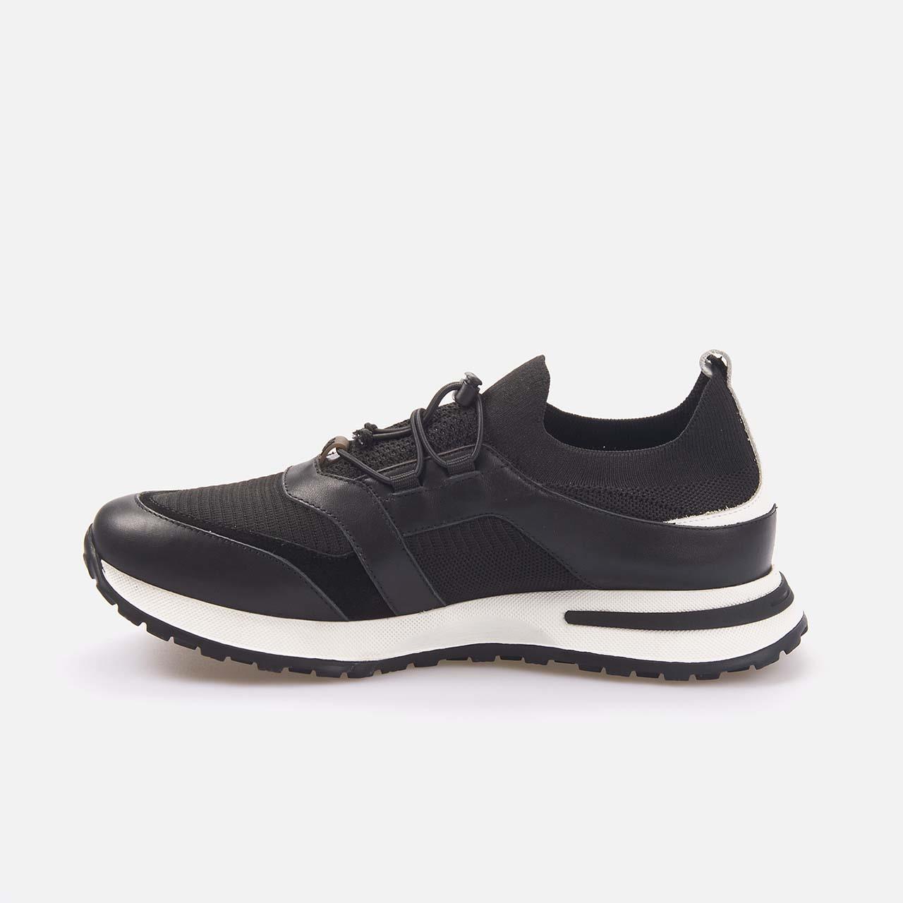 Mocassini Erkek Hakiki Deri Siyah Spor & Sneaker Ayakkabı