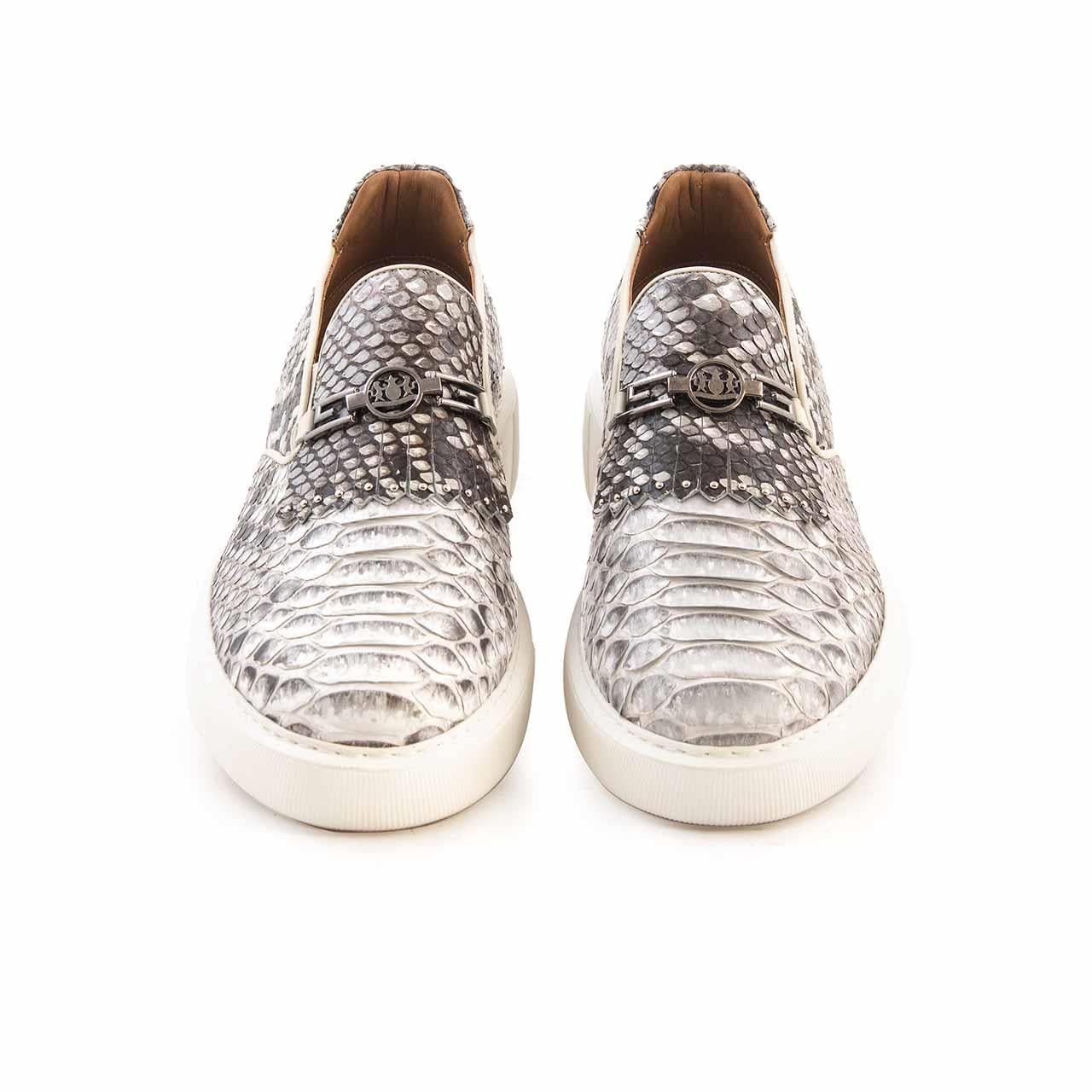 Mocassini Erkek Hakiki Deri Kauçuk Taban Bej Spor & Sneaker Ayakkabı