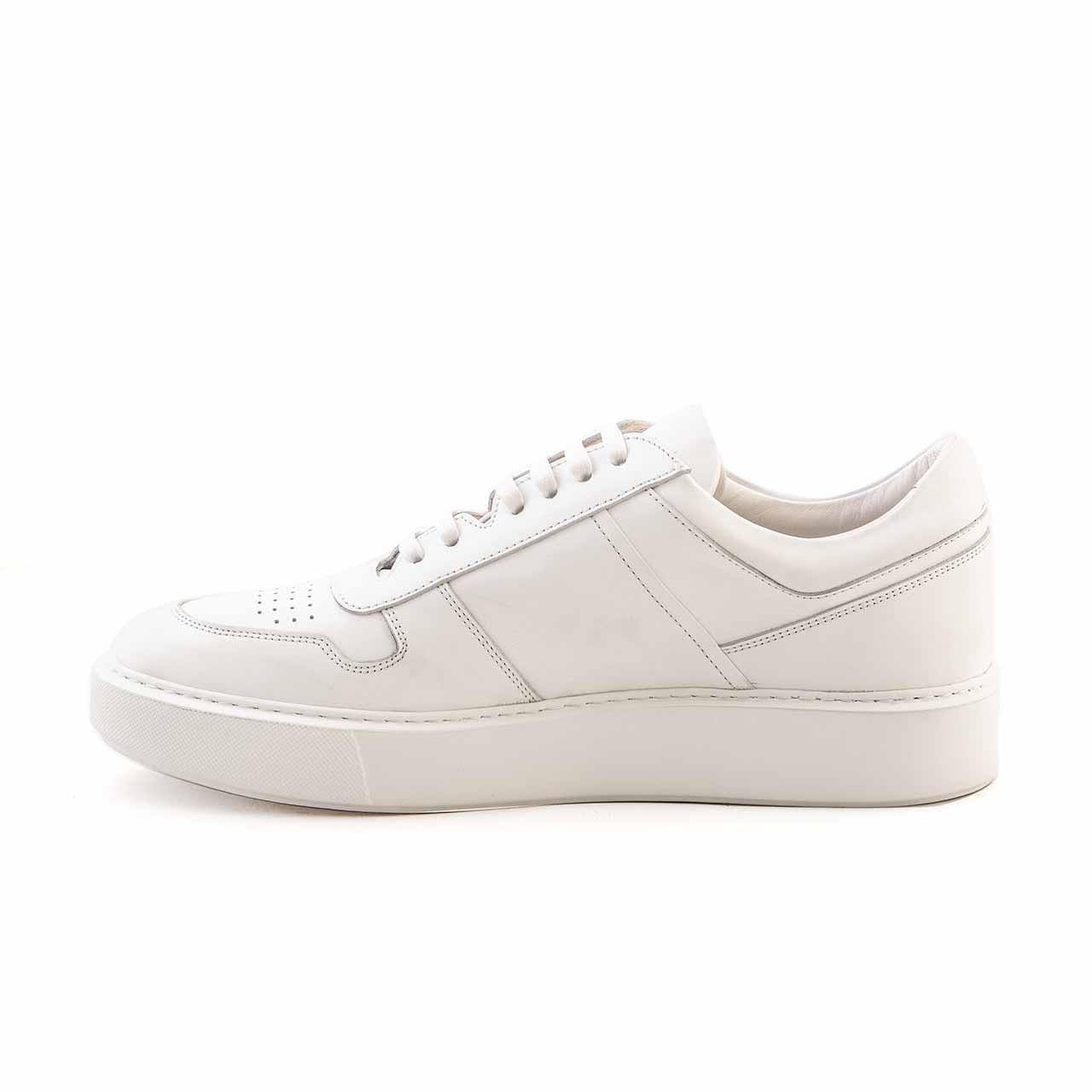 Mocassini Erkek Hakiki Deri Kauçuk Taban Beyaz Spor & Sneaker Ayakkabı