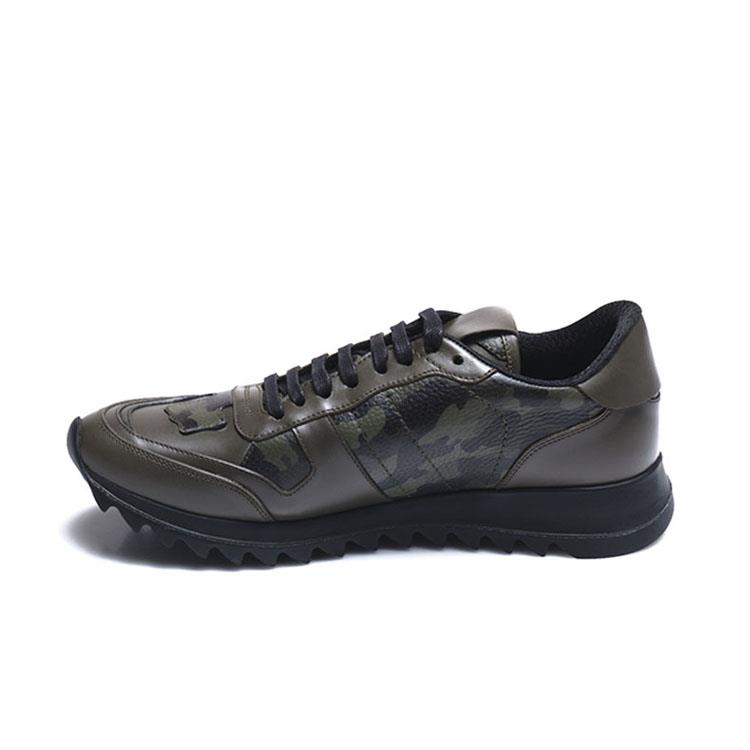 Mocassini Erkek Hakiki Deri Kauçuk Taban Siyah-Yesil Spor & Sneaker Ayakkabı