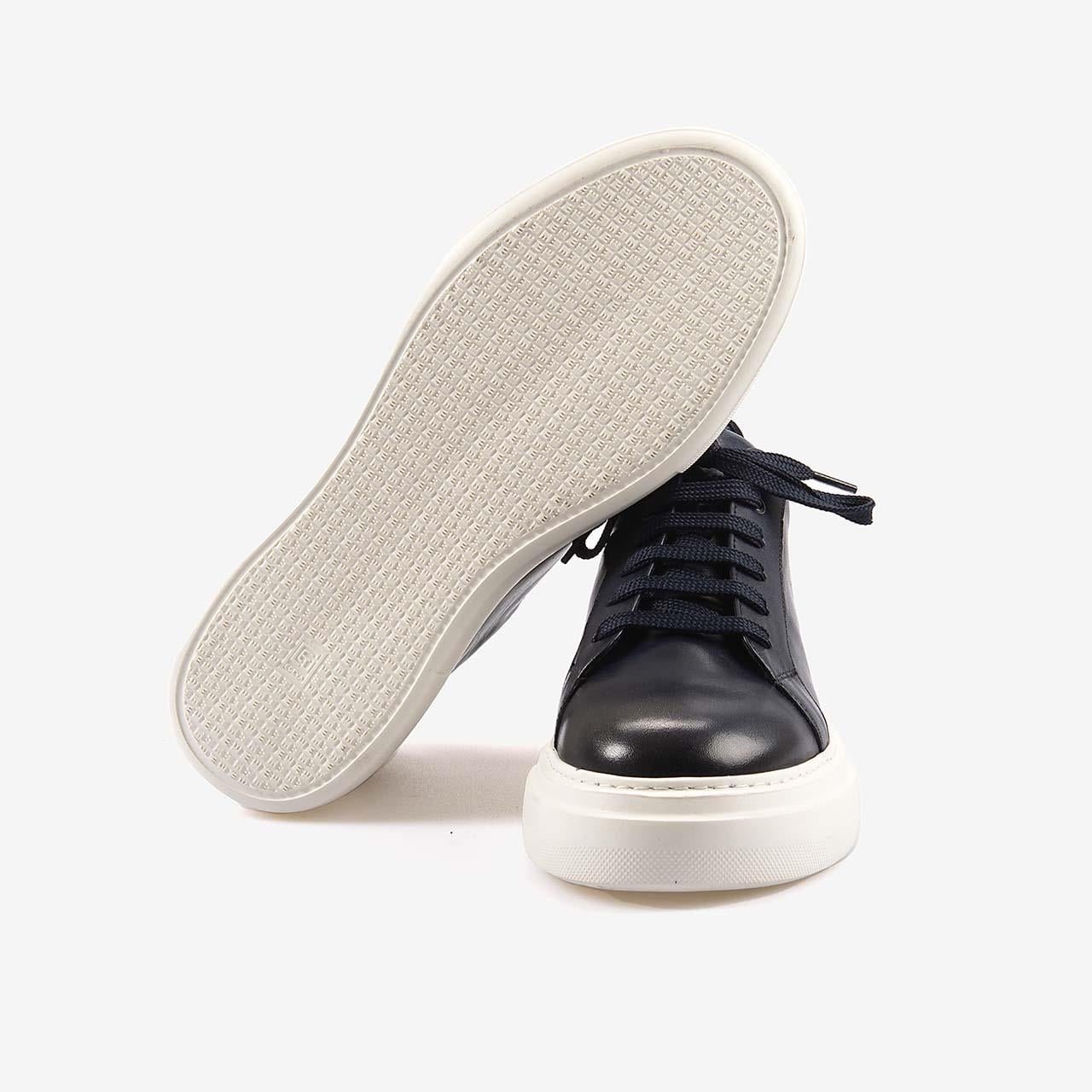 Mocassini Hakiki Deri Erkek Bağcıklı Kalın Taban Spor & Sneaker 35110
