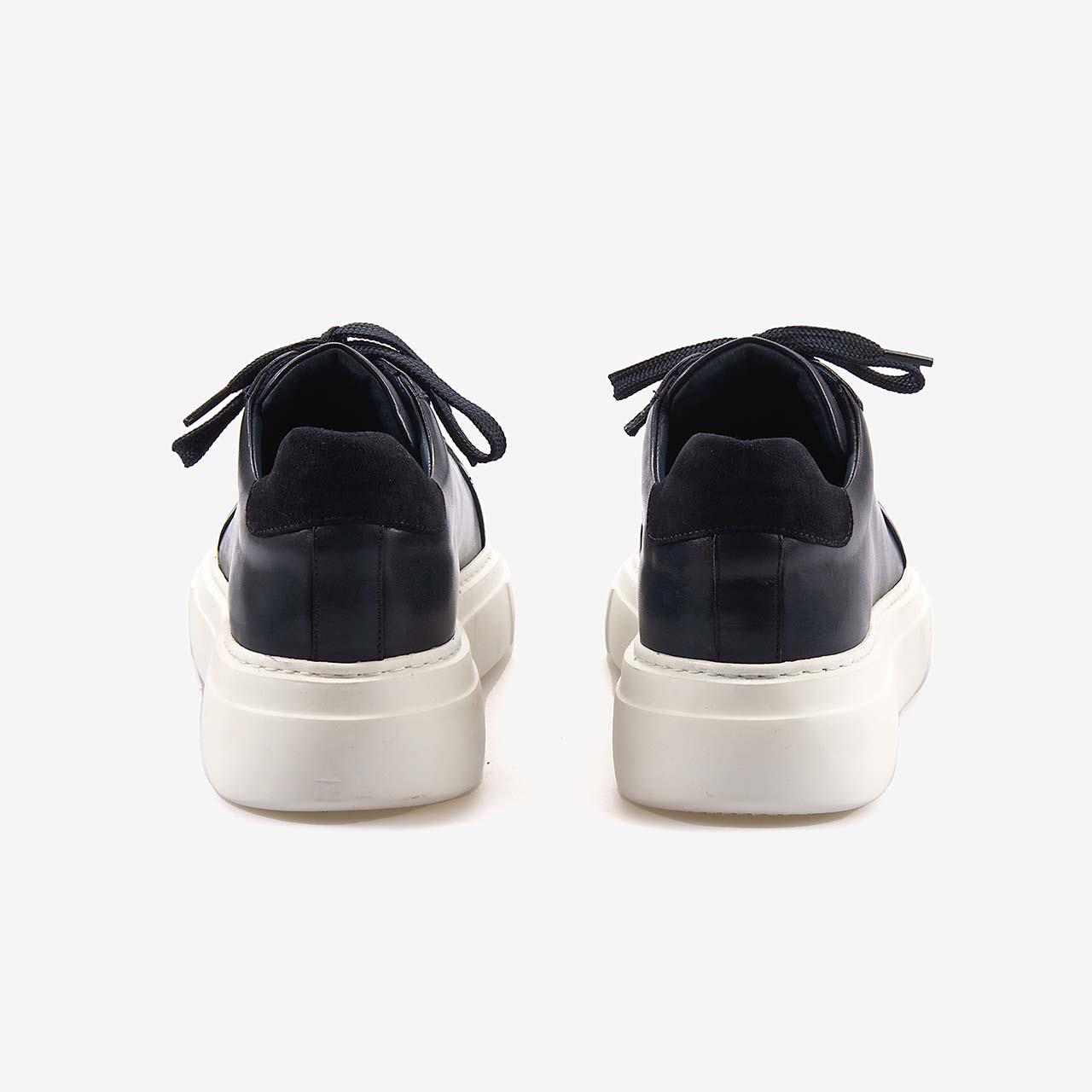 Mocassini Hakiki Deri Erkek Bağcıklı Kalın Taban Spor & Sneaker 35110