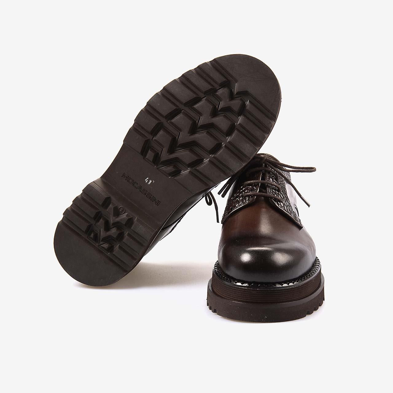 Mocassini Hakiki Deri Erkek Kalın Taban Günlük Ayakkabı 5568