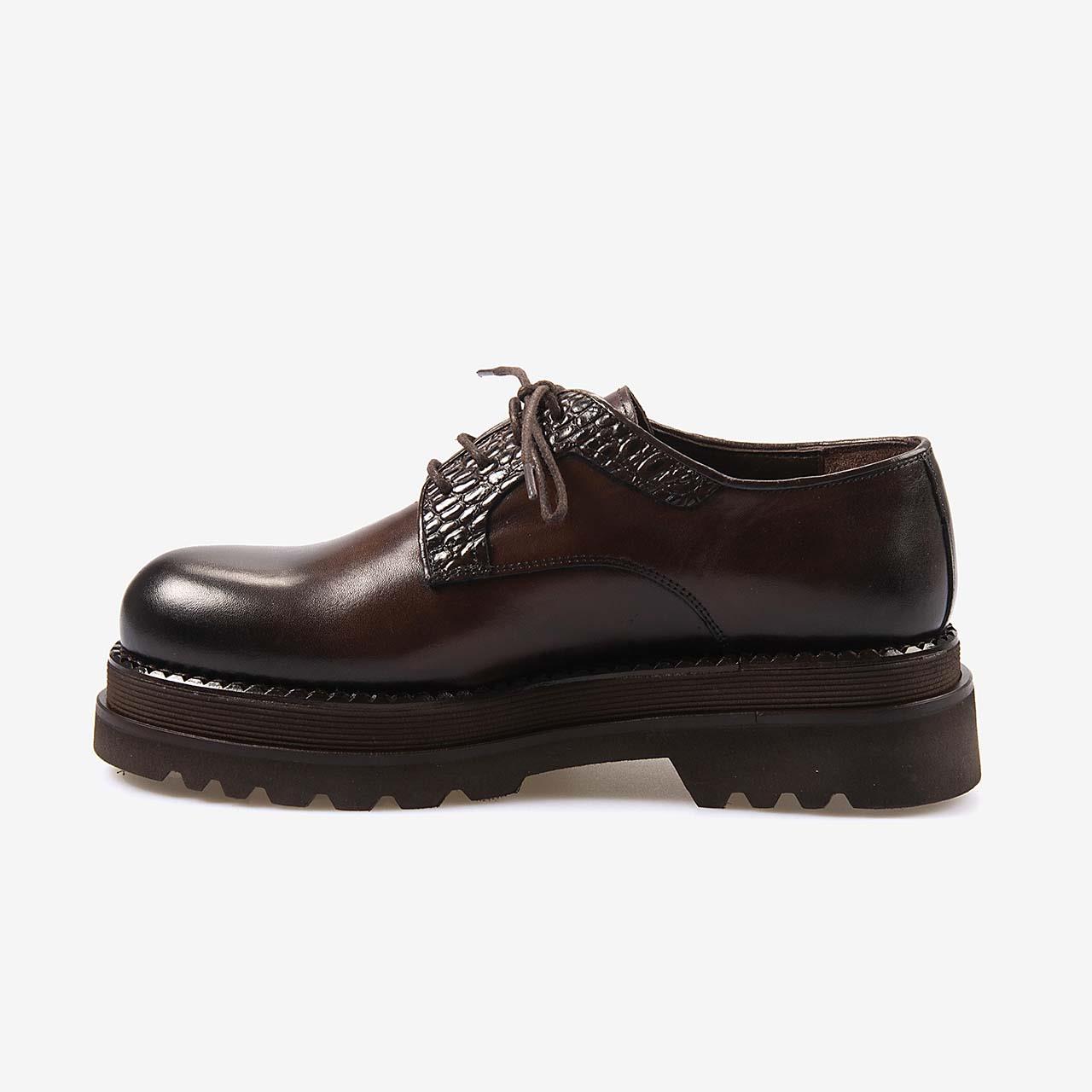 Mocassini Hakiki Deri Erkek Kalın Taban Günlük Ayakkabı 5568