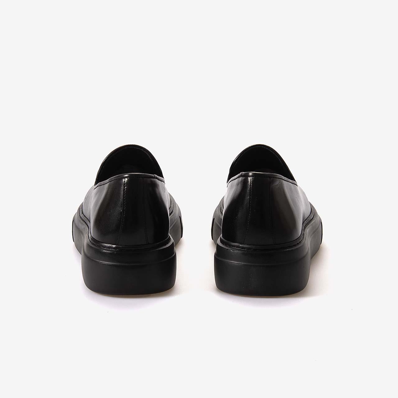 Mocassini Hakiki Deri Erkek Spor & Sneaker Siyah Sipiro Ayakkabı