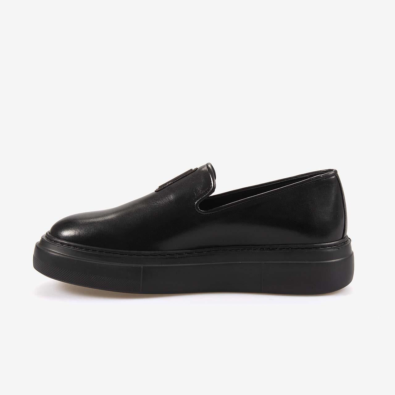 Mocassini Hakiki Deri Erkek Spor & Sneaker Siyah Sipiro Ayakkabı