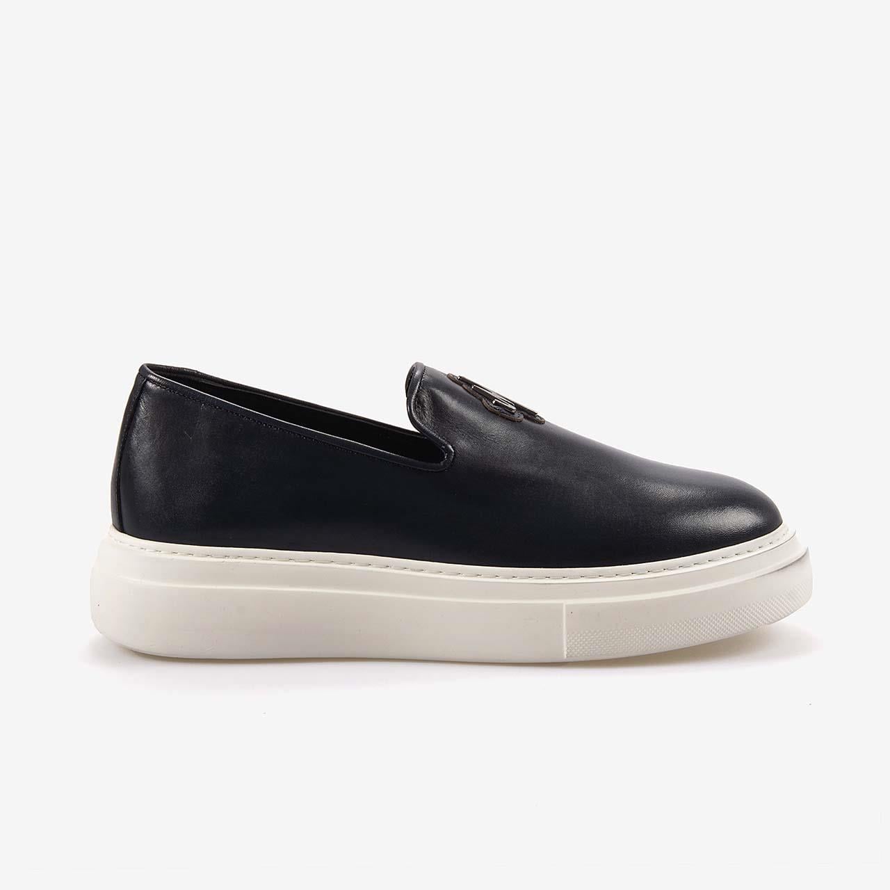Mocassini Hakiki Deri Erkek Spor & Sneaker Lacivert Sipiro Ayakkabı