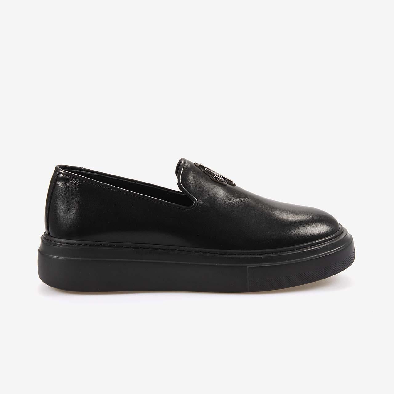 Mocassini Hakiki Deri Erkek Spor & Sneaker Siyah Sipiro Ayakkabı