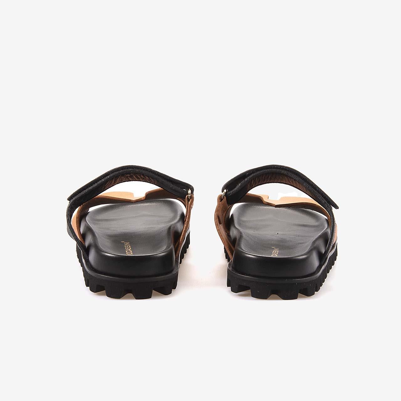 Mocassini Hakiki Deri Taba Siyah Erkek Terlik 3039