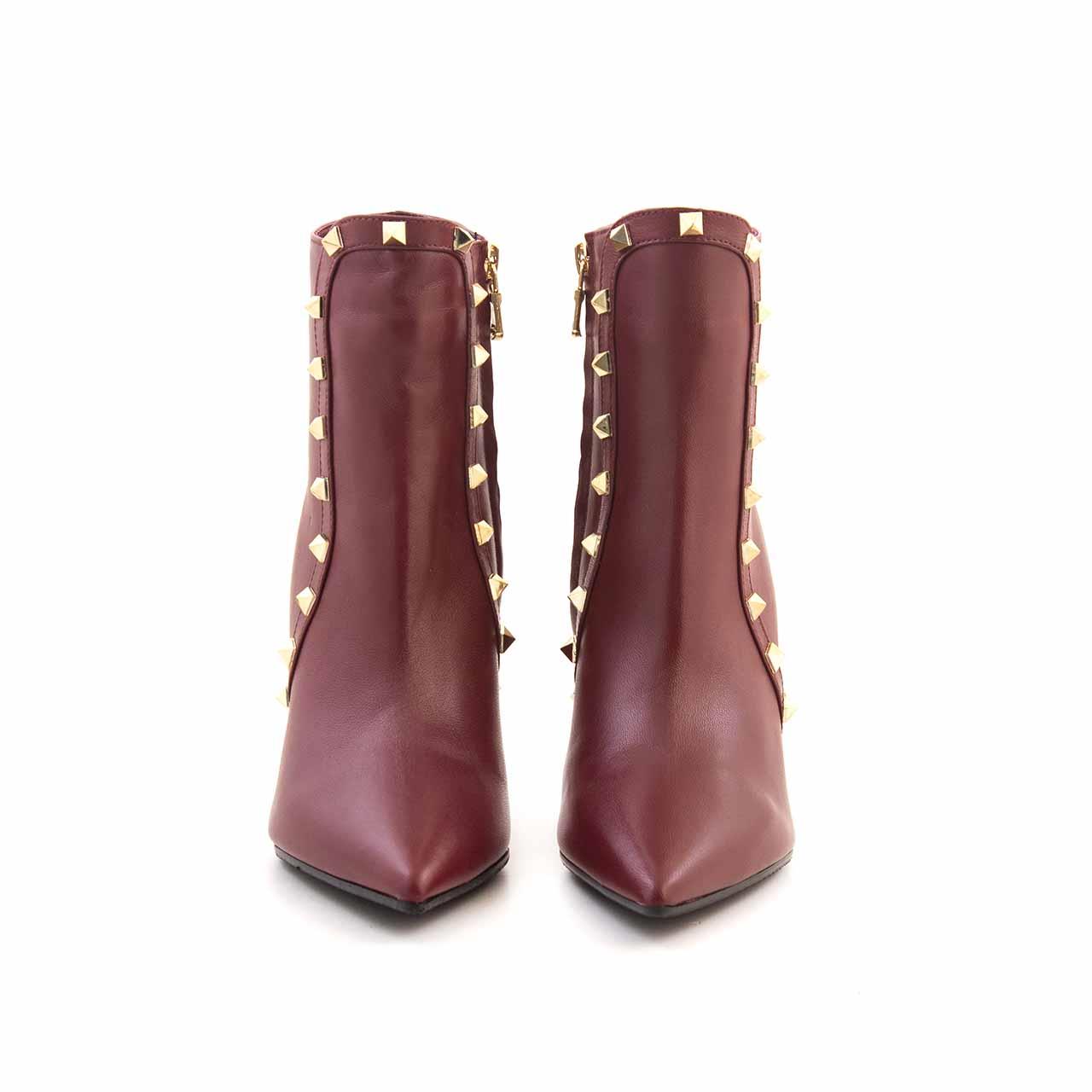 Mocassini Kadın Hakiki Deri Enjeksiyon Microlight Taban Bordo Günlük Bot