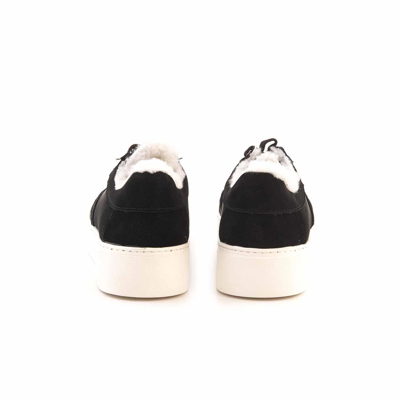 Mocassini Kadın Hakiki Deri Kauçuk Taban Siyah Spor & Sneaker Ayakkabı