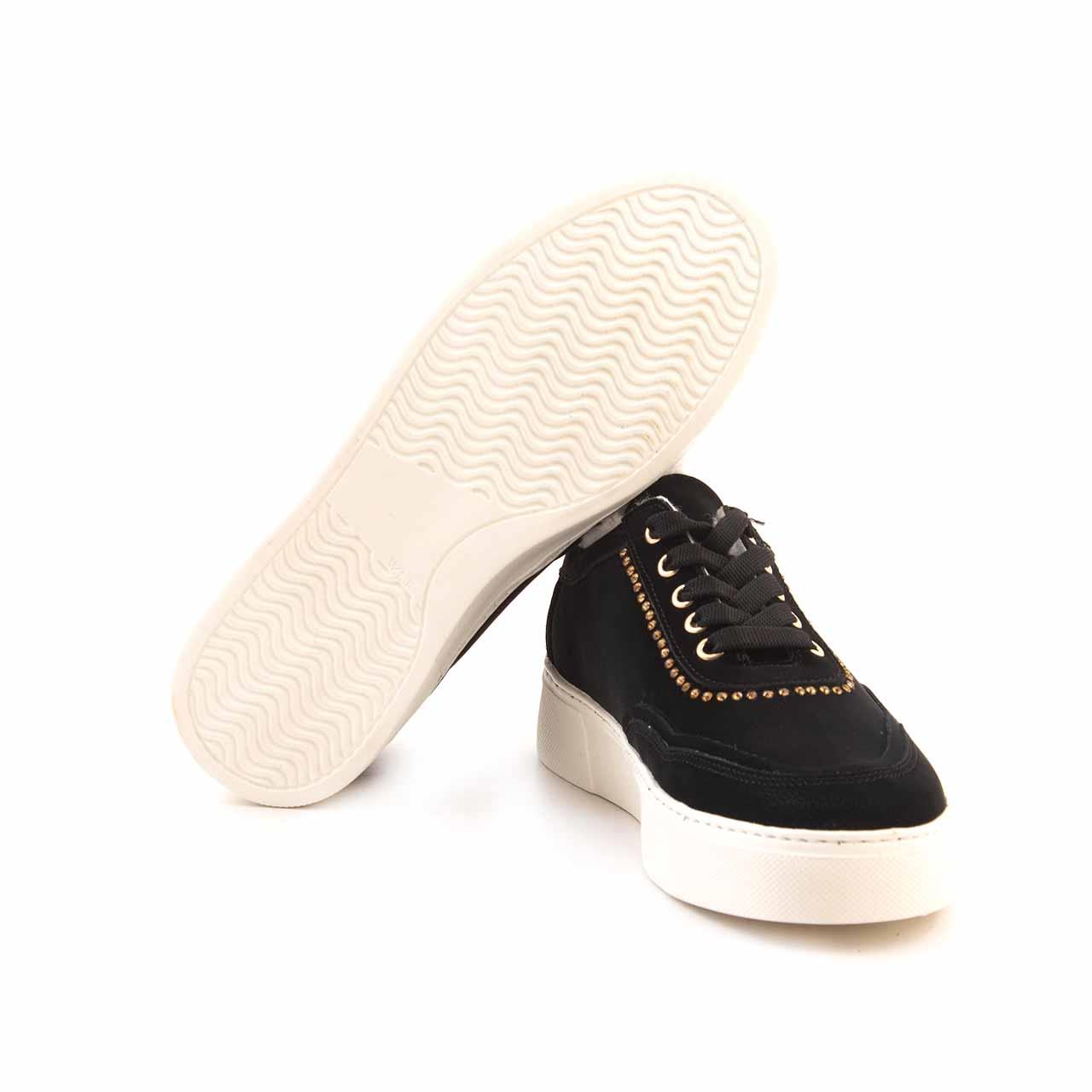 Mocassini Kadın Hakiki Deri Kauçuk Taban Siyah Spor & Sneaker Ayakkabı
