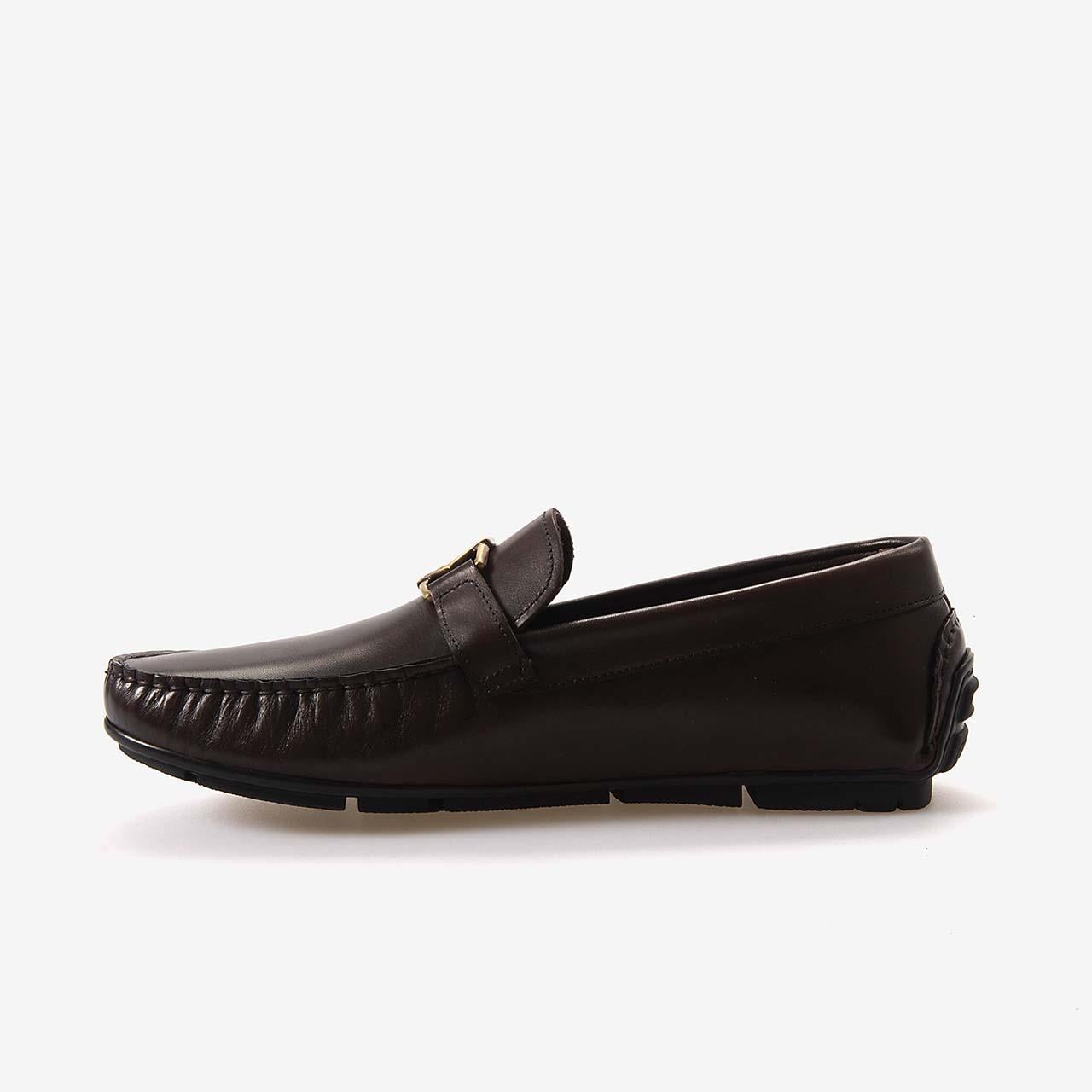Mocassini  Tokalı Erkek Kahverengi Loafer Ayakkabı