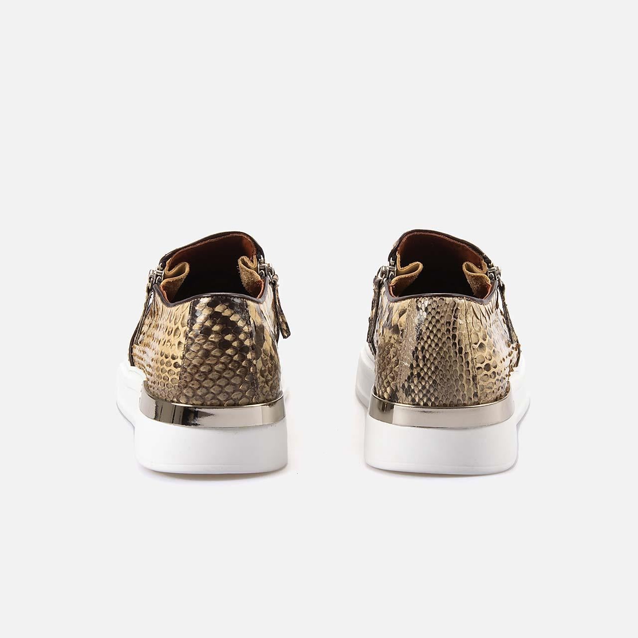 Mocassini Erkek Hakiki Deri Eva Taban Bej Spor & Sneaker Ayakkabı