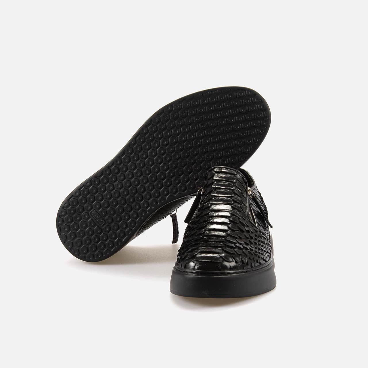 Mocassini Erkek Hakiki Deri Eva Taban Siyah Spor & Sneaker Ayakkabı