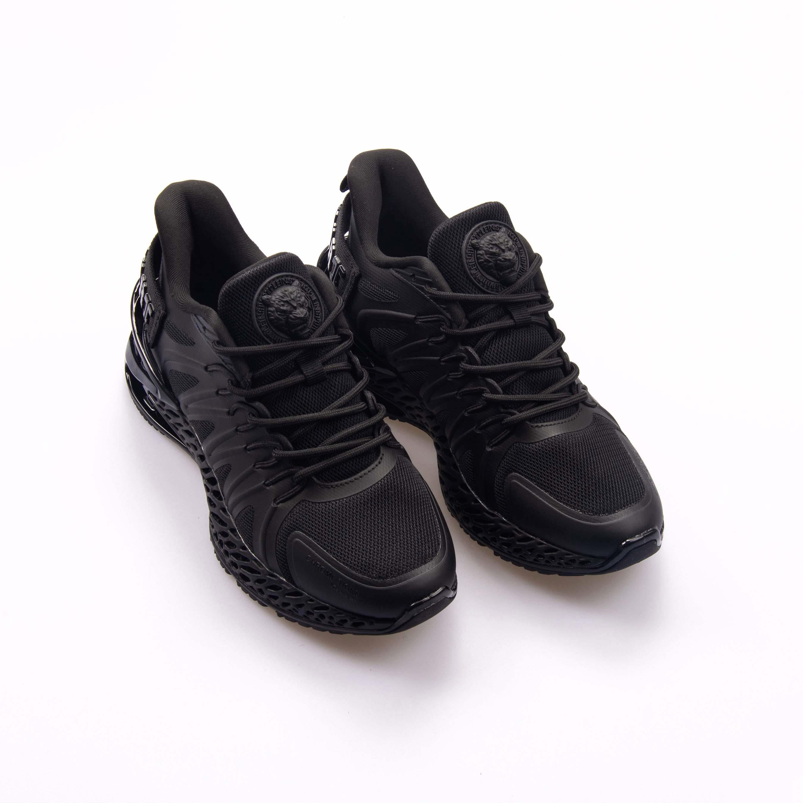 Philipp Plein Unisex Hakiki Deri Siyah Spor & Sneaker Ayakkabı