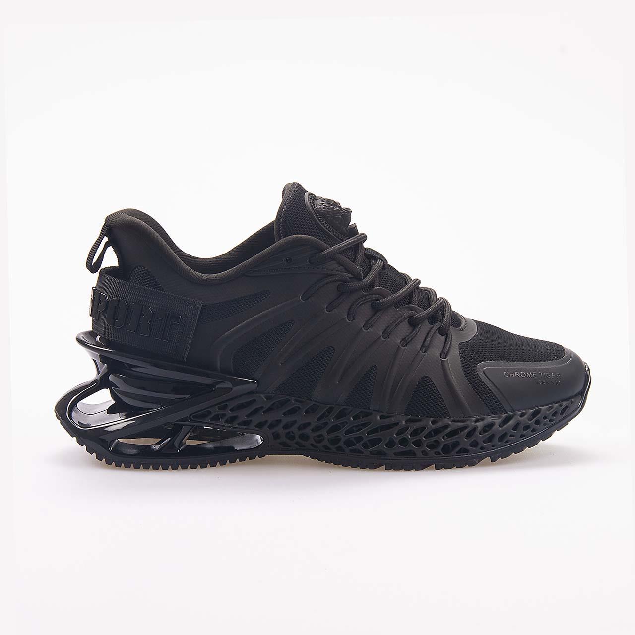 Philipp Plein Unisex Hakiki Deri Siyah Spor & Sneaker Ayakkabı