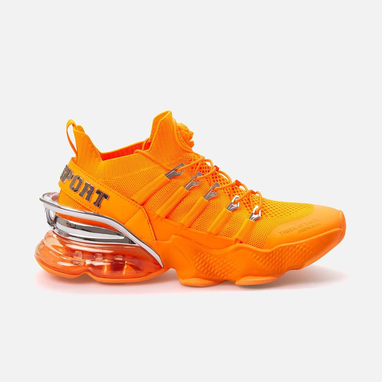 Philipp Plein Erkek Hakiki Deri Orange Spor & Sneaker Ayakkabı