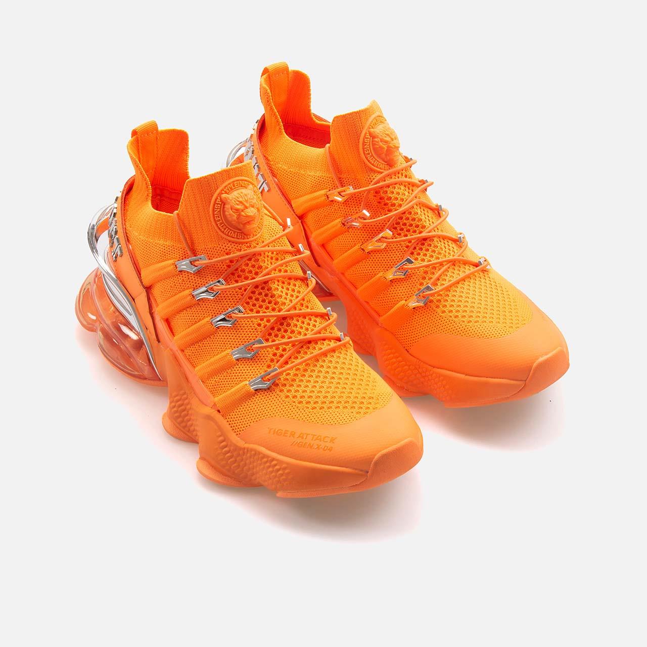 Philipp Plein Erkek Hakiki Deri Orange Spor & Sneaker Ayakkabı