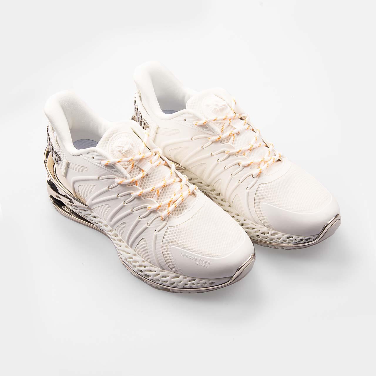 Philipp Plein Unisex Hakiki Deri Beyaz Spor & Sneaker Ayakkabı