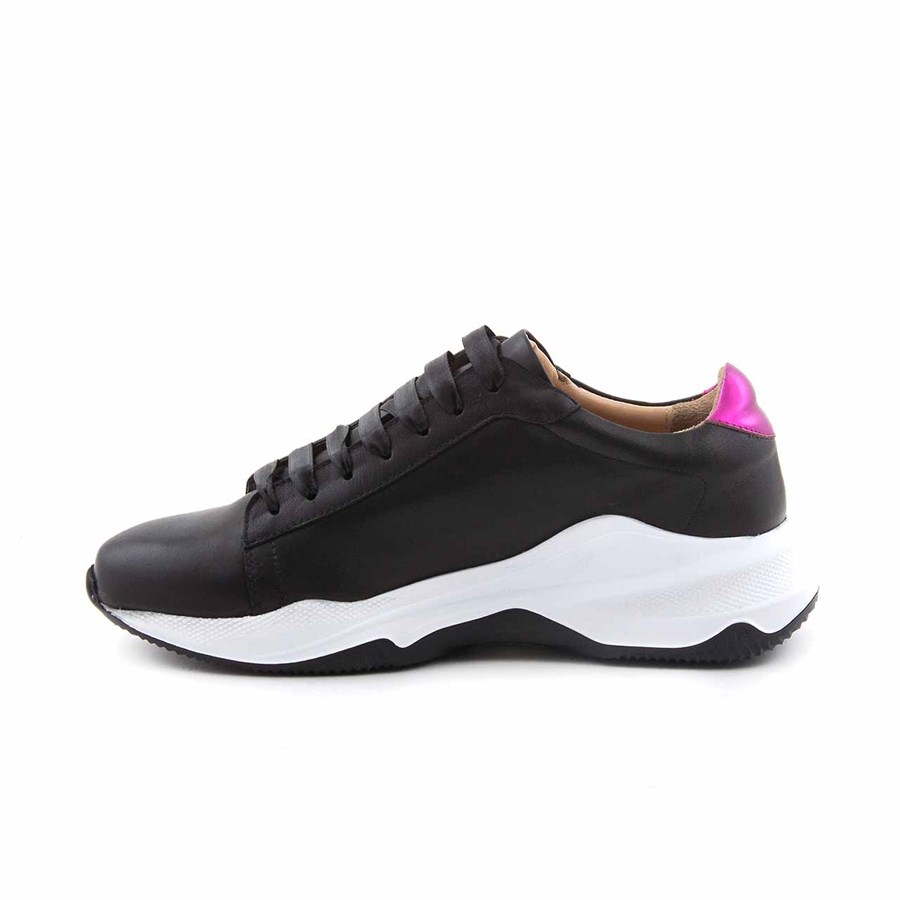 Rouge Kadın Hakiki Deri Siyah Spor & Sneaker Ayakkabı