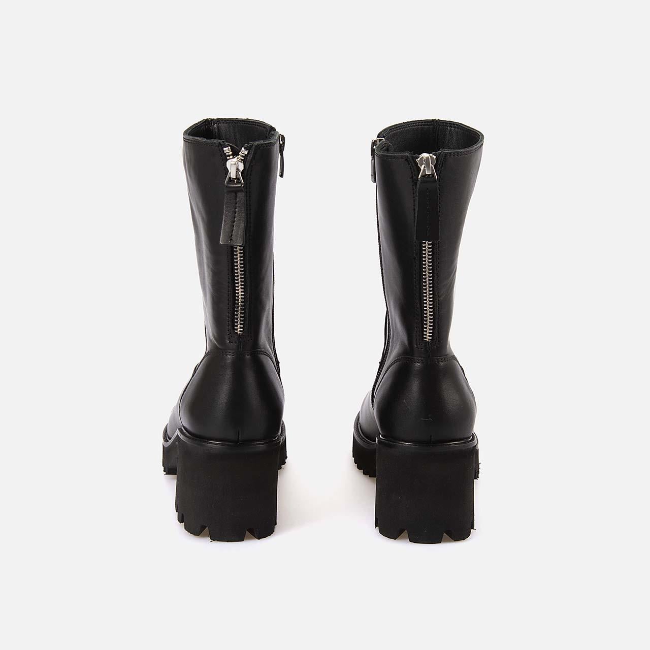 Rouge Kadın Hakiki Deri Eva Taban Siyah Günlük Bot