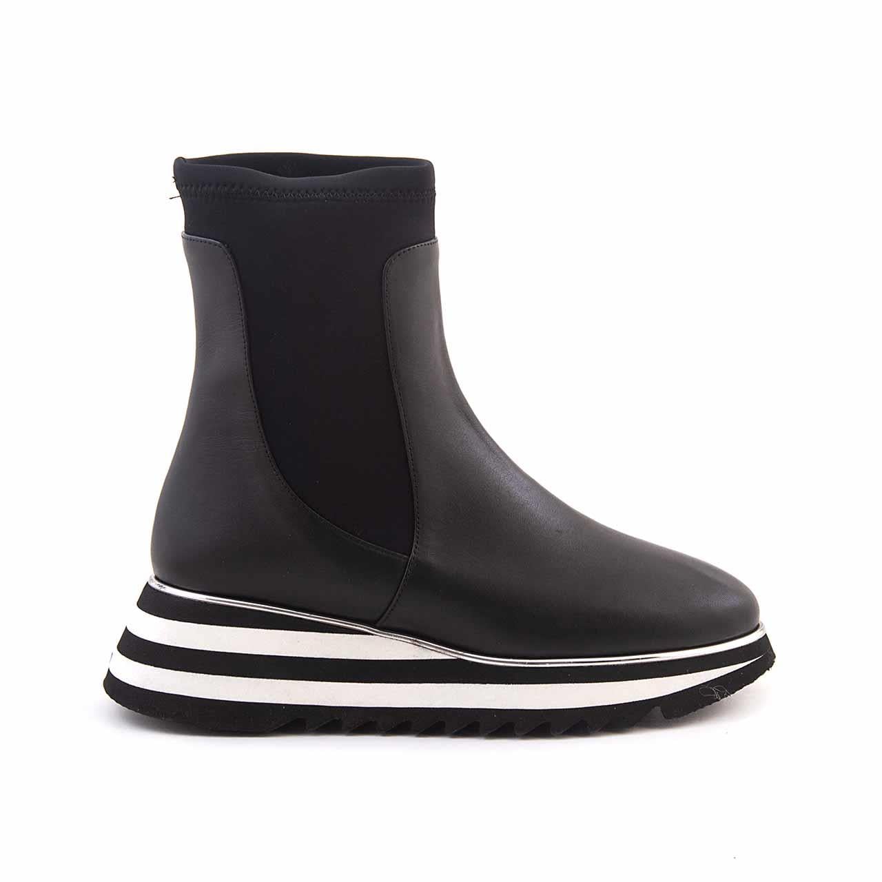 Rouge Kadın Hakiki Deri Eva Taban Siyah Günlük Bot