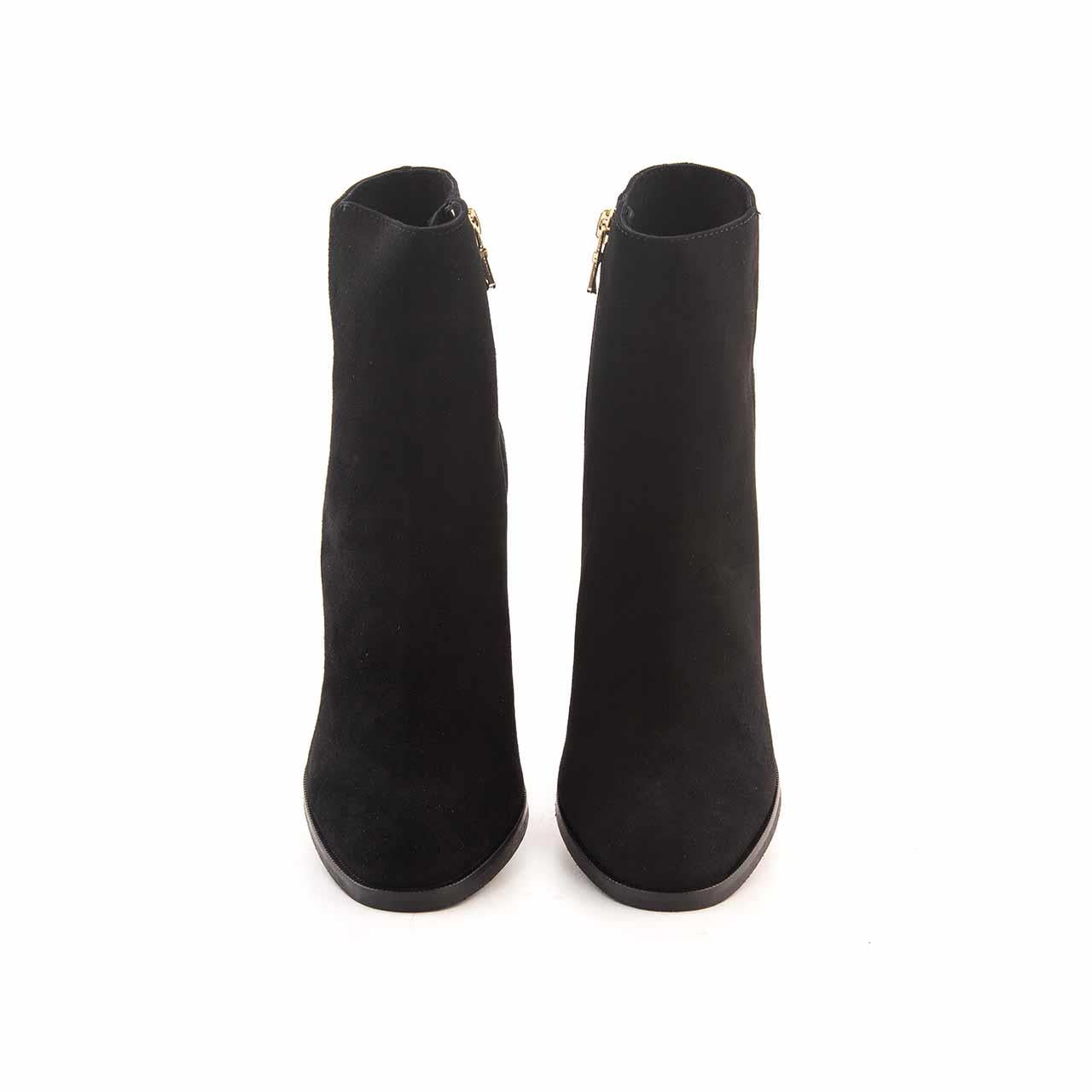 Rouge Kadın Hakiki Deri Enjeksiyon Microlight Taban Siyah Süet Günlük Bot